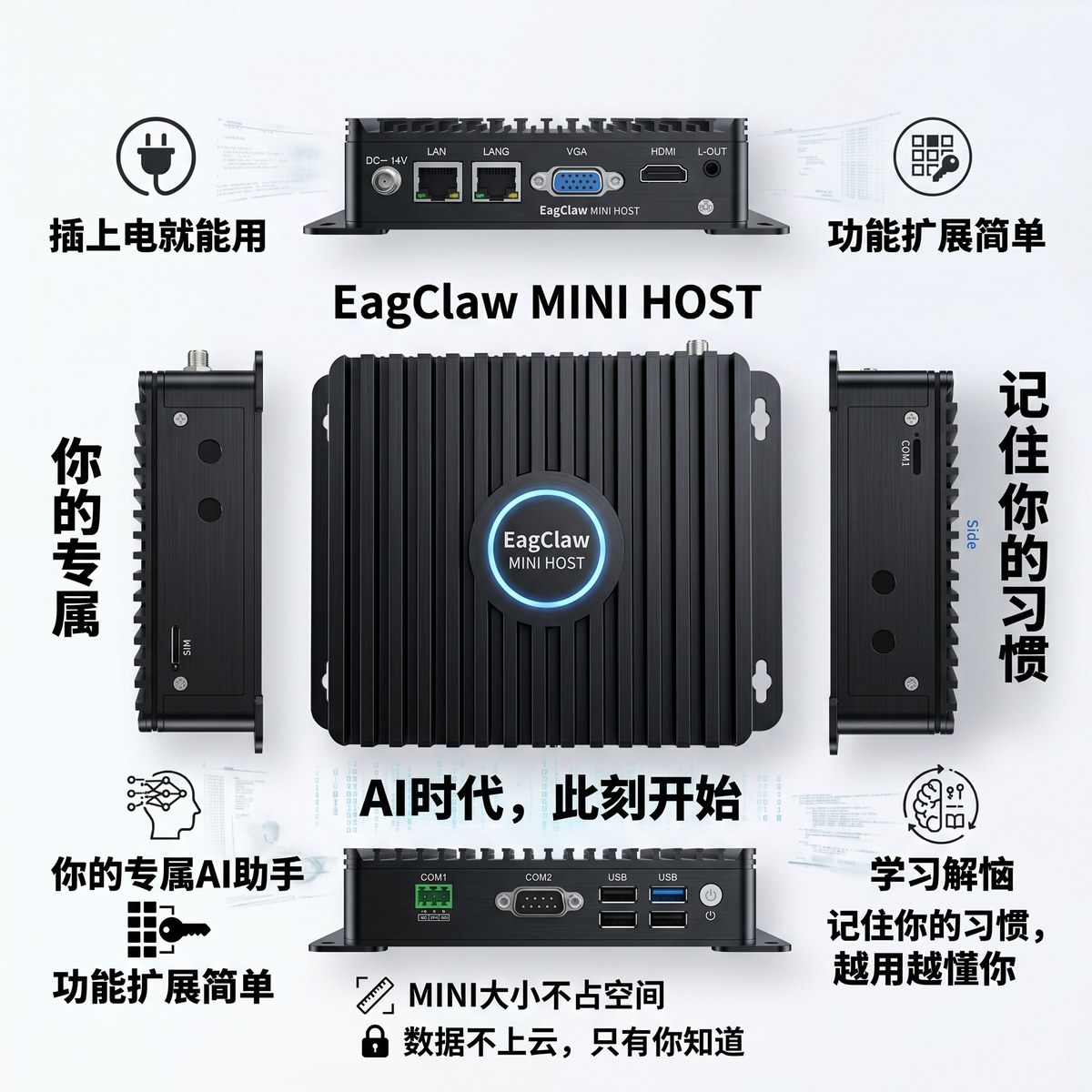 EagClaw MINI HOST 产品价格图